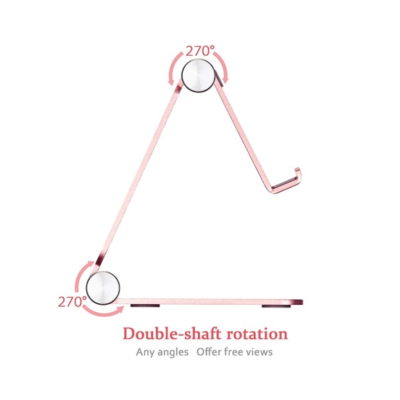 Multi-Angled Adjustable Cellphone Stand Foldable Holder for Smartphone Devices - Picture 3 of 6